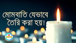 মোমবাতি তৈরির পদ্ধতি। মোম তৈরির উপাদান। প্যারাফিন কি?  How It's Made, Candles #Curious