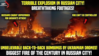 INSANE! Russian City Woke up to Explosions Sounds! Ukrainian Drones hit Russia Right in the Heart!