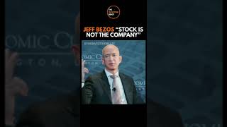 Jeff Bezos Says Amazon Stock Is 'Not the Company' | Jeff Bezos interview | cnbc |blue origin #shorts