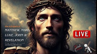 The 4 GOSPELS of Matthew. Mark, Luke, John \u0026 Revelation KJV narrated by Max McLean. for STUDY,