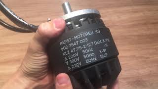 Papst Motor KG 200W (NOS)