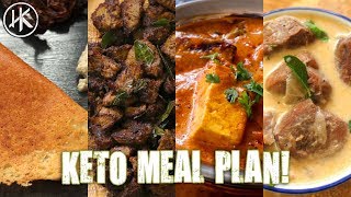 #MealPrepMonday - Episode 7 - 1500 Calorie Indian Keto Meal Plan (Keto Meal Prep)