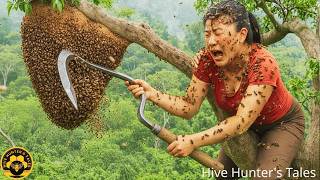 One Man vs a Giant Hive | Extreme Wild Honey Harvest