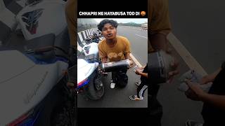 Chhapri Ne New Hayabusa Tod Di 😡 Road Rage With Chhapri 🤬