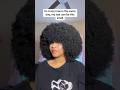 How small my hair can be vs how BIG #afro #hair #afrohair