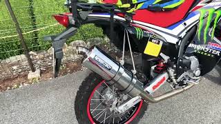 SPEED TECH CRF250RALLY ダウンマフラー