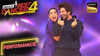 India's Best Dancer S4 | 'Pyar Dilon Ka Mela' पर Kartik - Karisma ने एक एक को नचा डाला | Performance