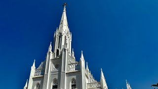 Inside the beautiful Lourde Church, Thrissur, Kerala