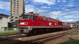 2016.08.20 貨物列車（3098列車）秋田駅到着