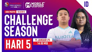 🔴 [ID] AP Mobile Legends: Bang Bang | Snapdragon Mobile Challenge Season | Season ke-6 | Hari 5