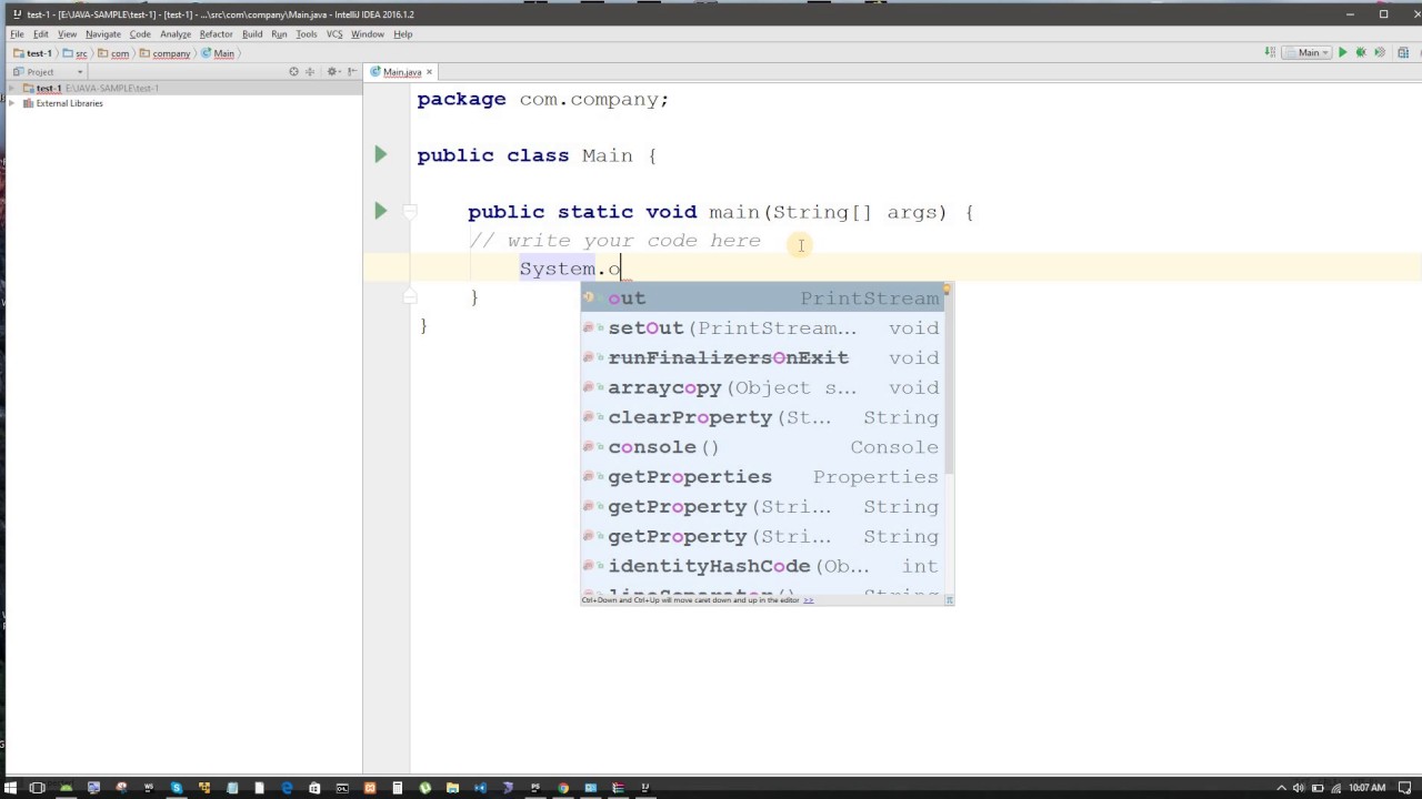 Getting Started With Intellij Idea Community Edition - YouTube