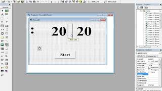 Stopwatch Program in Visual Basic 6.0 | Timer Control with Real Example | VB6 Tutorial Bengali