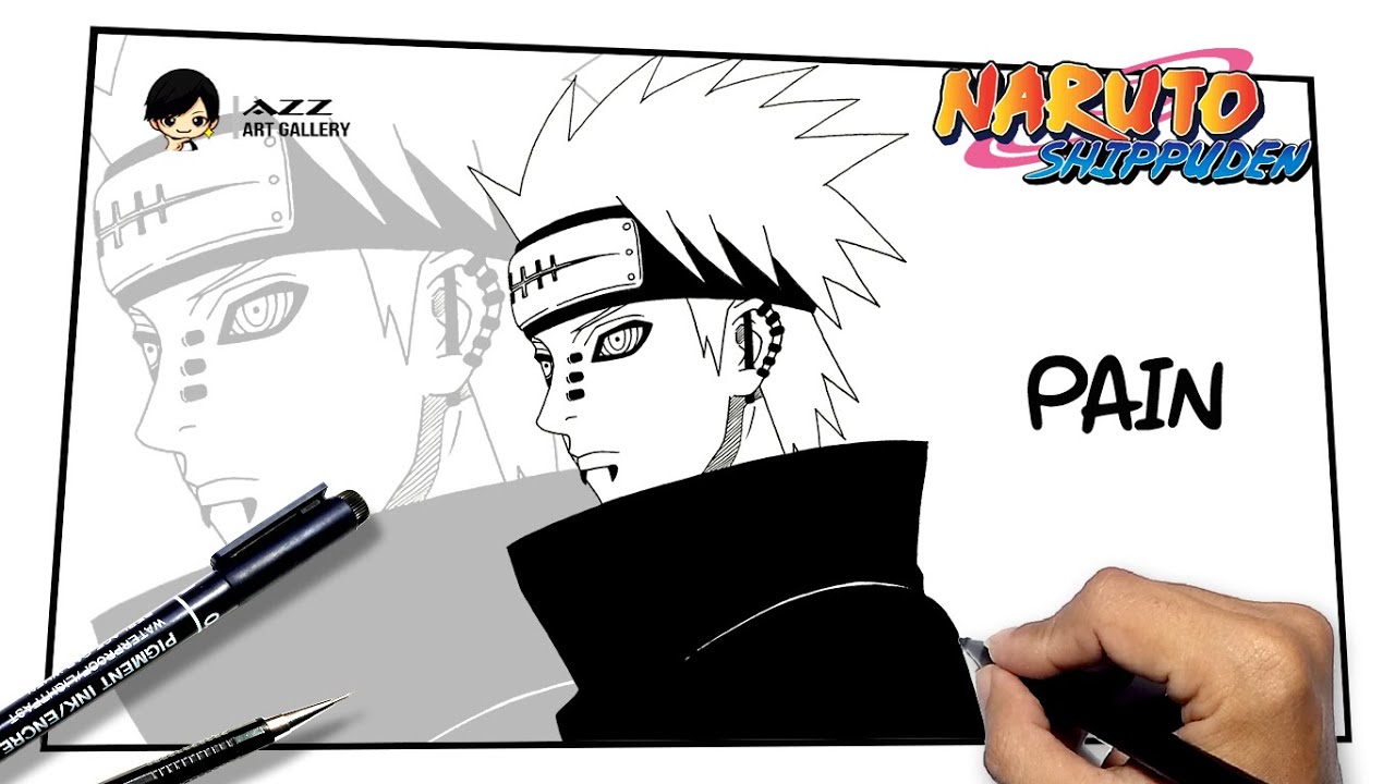 How To Draw Pain From Naruto - YouTube