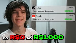 Como EU Faria R$1000 Reais com 16 ANOS!