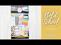 Bold School-Student | Sticker Book Flip-Thru | The Happy Planner | Back to School Release 2021