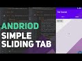 Sliding Tabs - Android Studio (Java)