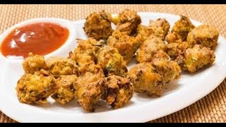 Sanna Pakoras Recipe - Crunchy onion Fritters l Sindhi Snack Recipe