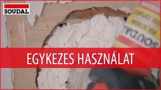 Egykezes használatú purhab - Soudal Genius Gun szerelőhab