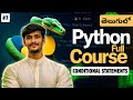 Python Full Course in Telugu | Conditional Statements in Python | if else elif | Video 7