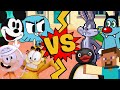 M.U.G.E.N Battles | Gumball/Mickey Mouse/Garfield/Lincoln Loud vs Pingu/Oggy/Bugs Bunny/Steve