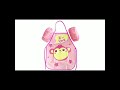 little b house cute kids apron for kids waterproof art painting apron with arm sleeves 儿童围裙 bb11