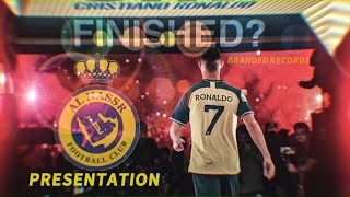 Finished Cristiano Ronaldo! Al Nassr Presentation WhatsApp Status Video 4K