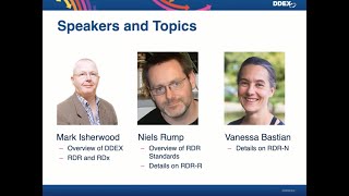 Recording Data and Rights Standards Webinar (March 2021)