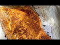 Juicy oven roasted salmon