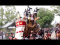 平成27年 陶器だんじり祭り 陶器神社宮入 前半 　上之 辻之 北村 田園 高蔵寺