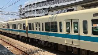 小田急3000形+8000形8051+3251編成快速急行小田原行OH36伊勢原駅到着！