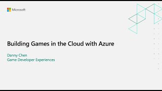 Building Games in the Cloud with Azure