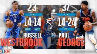 Russell Westbrook & Paul George's Thunderous 60 Points, 18 AST Night vs Magic | January 29th, 2019