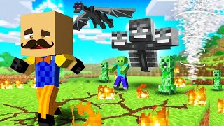 Minecraft მაგრამ ყოველ წამში ქაოსი ხდება!