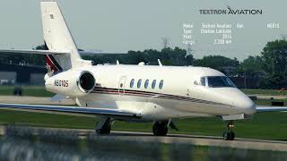 NetJets Citation Latitude Departure with ATC (4K)