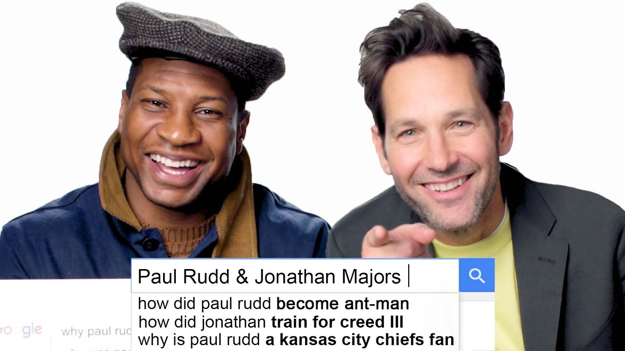 Paul Rudd & Jonathan Majors Answer The Web's Most Searched Questions ...