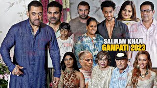 Salman Khan with Family Celebrating Ganesh Chaturthi at Home | Salim, Salman, Helen, Sohail, Arbaaz