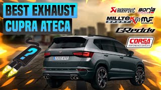 Cupra Ateca Exhaust Sound🔥Cobra Sport,Ego-X,Hurricane,Milltek,RCP,Remus,Upgrade