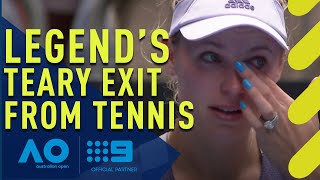 Legend's tearful exit from tennis at the Australian Open | Wide World of Sports
