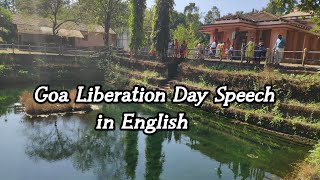 Goa Liberation Day Speech in English / Goa Liberation Day Speech / 19 December Speech