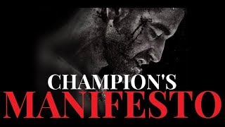 THE CHAMPION'S MANIFESTO Feat. Billy Alsbrooks (New Powerful Motivational Video Compilation)