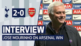 JOSE MOURINHO ON ARSENAL VICTORY | Spurs 2-0 Arsenal