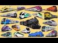 Train, Train, Container Train, Passenger Train | Learn English Train Transportation