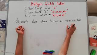 Edilgen çatılı fiiller الفعل مبني للمجهول  B2 المستوى الرابع