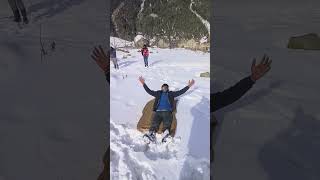 Sonamarg slow motion video #travel #kashmir #sonamarg #nature #snow #mountains #short