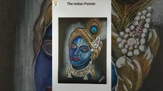 Draw Lord Krishna Like A Pro😎 | Wait For It🤞 | Whatsapp Status | The Indian Painter #shorts