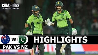 PAKISTAN VS NEW ZEALAND HIGHLIGHTS MATCH NO 1 ICC Champions Trophy 2025 | PAK VSN NZ