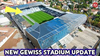 FANTASTIC! ALMOST COMPLETE! New Gewiss Stadium Update! FOP Lighting, Public Square,Stairs, Finishing