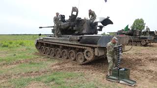 NATO-Romania: Gepard ADA live-fire.