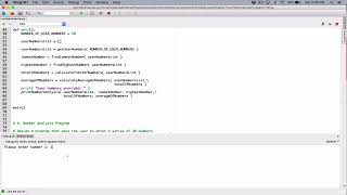 7.4. (Part 3) Number Analysis Program - Python