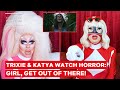 Drag Queens Trixie Mattel & Katya React to Hush and Cabin Fever | I Like to Watch Horror | Netflix